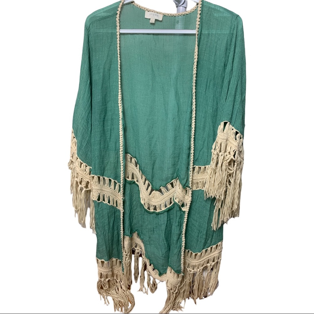Boho cardigan or swimsuit coverup